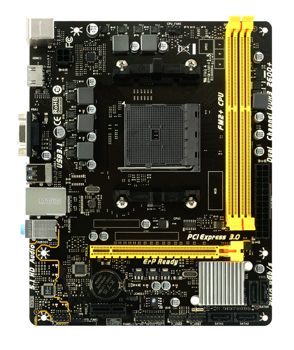 A68MHE AMD Socket FM2+ gaming motherboard