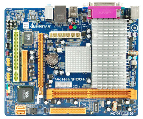 Viotech 3100+ VIA CPU onboard gaming motherboard