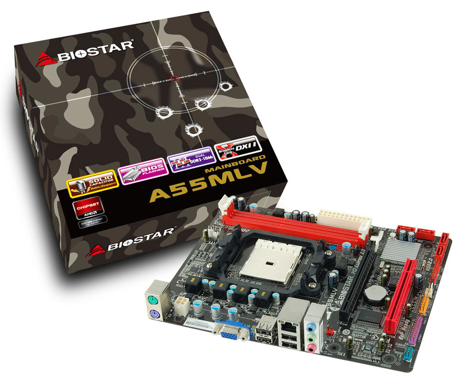 A55MLV AMD Socket FM1 gaming motherboard