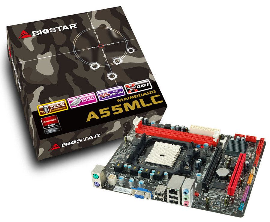 A55MLC AMD Socket FM1 gaming motherboard