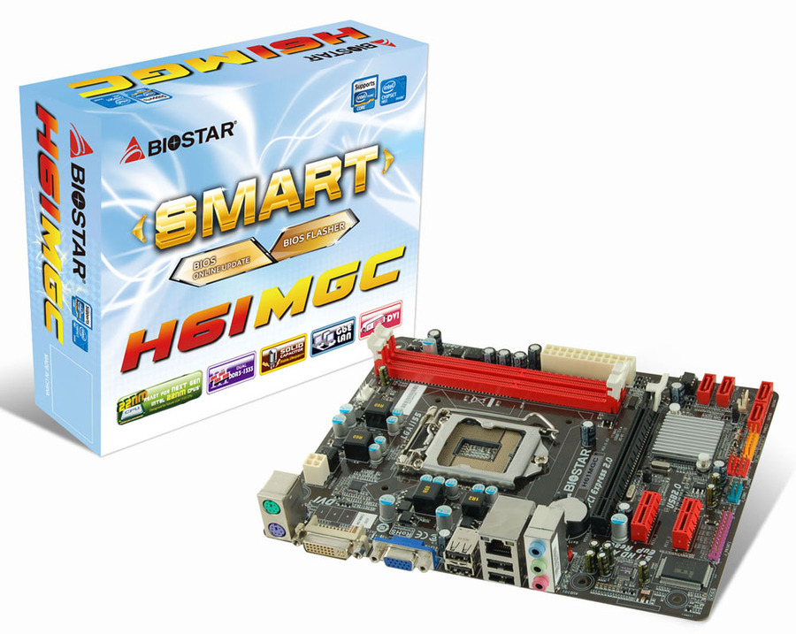 H61MGC INTEL Socket 1155 gaming motherboard