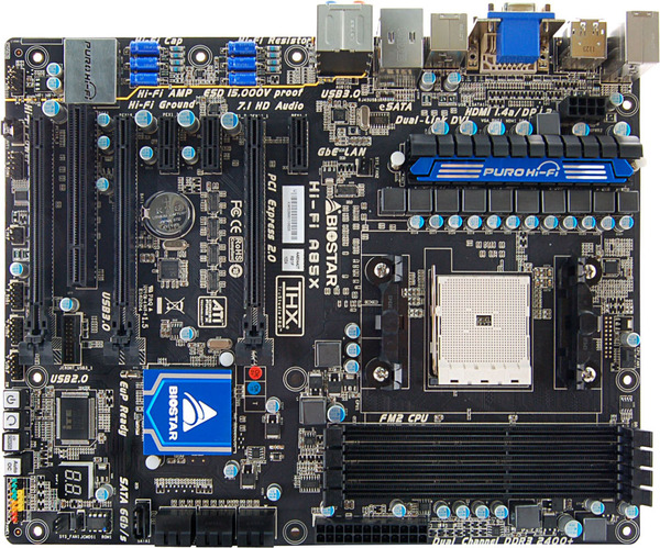 Hi-Fi A85X AMD Socket FM2 gaming motherboard
