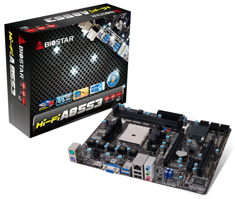 Hi-Fi A85S3 AMD Socket FM2 gaming motherboard