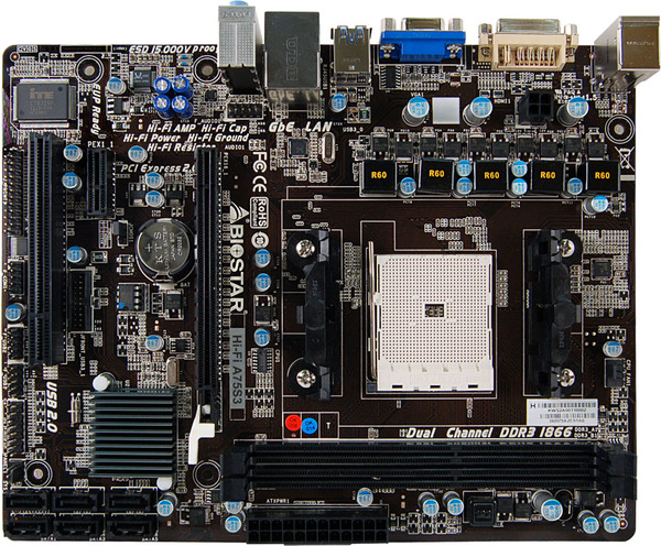 Hi-Fi A75S3 AMD Socket FM2 gaming motherboard