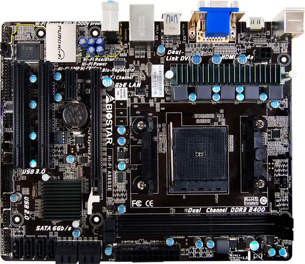 Hi-Fi A88S3E AMD Socket FM2+ gaming motherboard