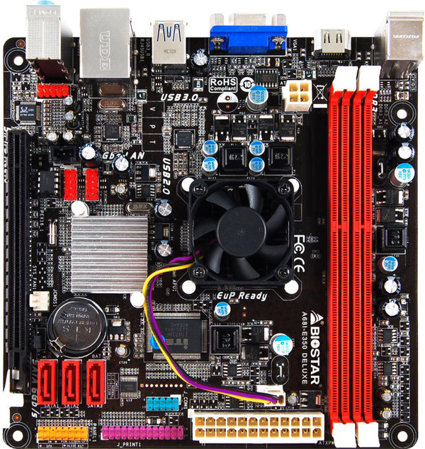 A68I-E350 DELUXE AMD CPU onboard gaming motherboard