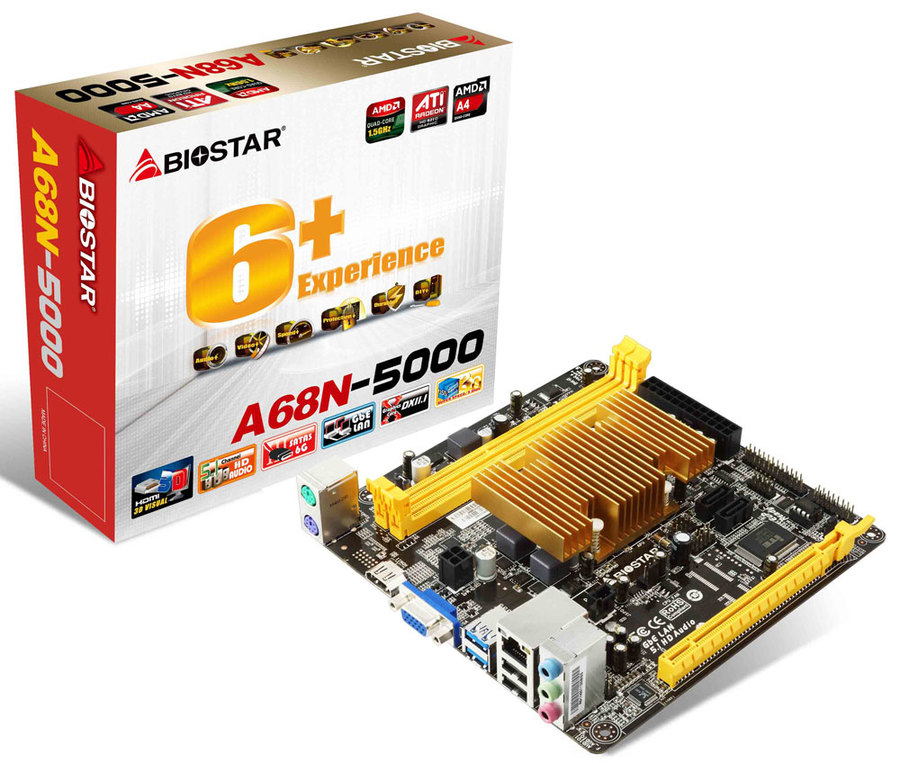 A68N-5000 AMD CPU onboard gaming motherboard
