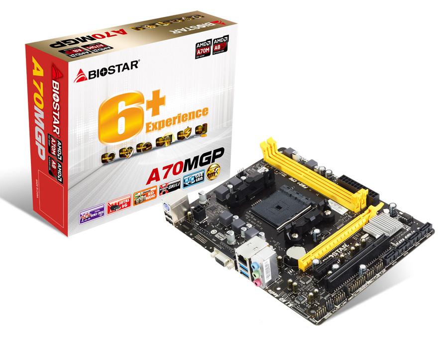 A70MGP AMD Socket FM2+ gaming motherboard