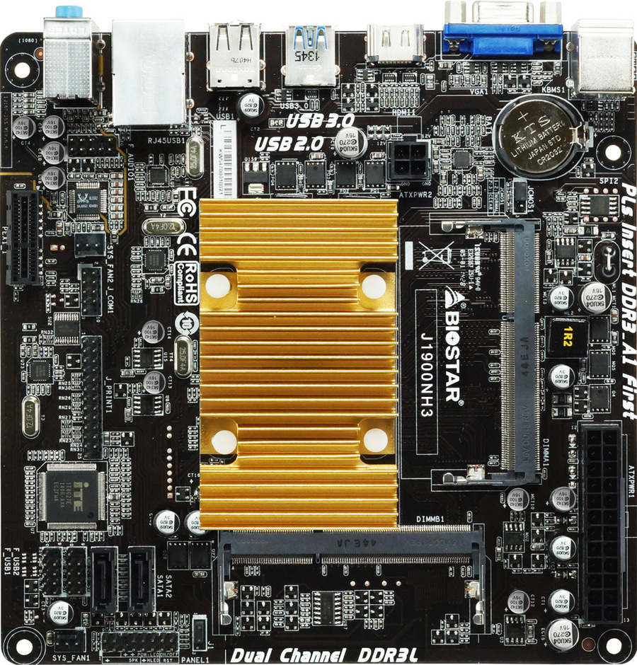 J1900NH3 INTEL CPU onboard gaming motherboard