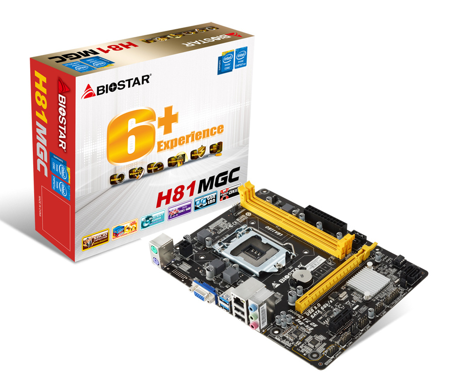 H81MGC INTEL Socket 1150 gaming motherboard