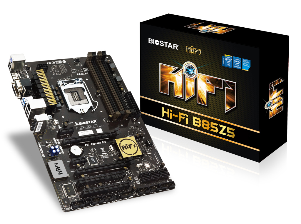 Hi-Fi B85Z5 INTEL Socket 1150 gaming motherboard