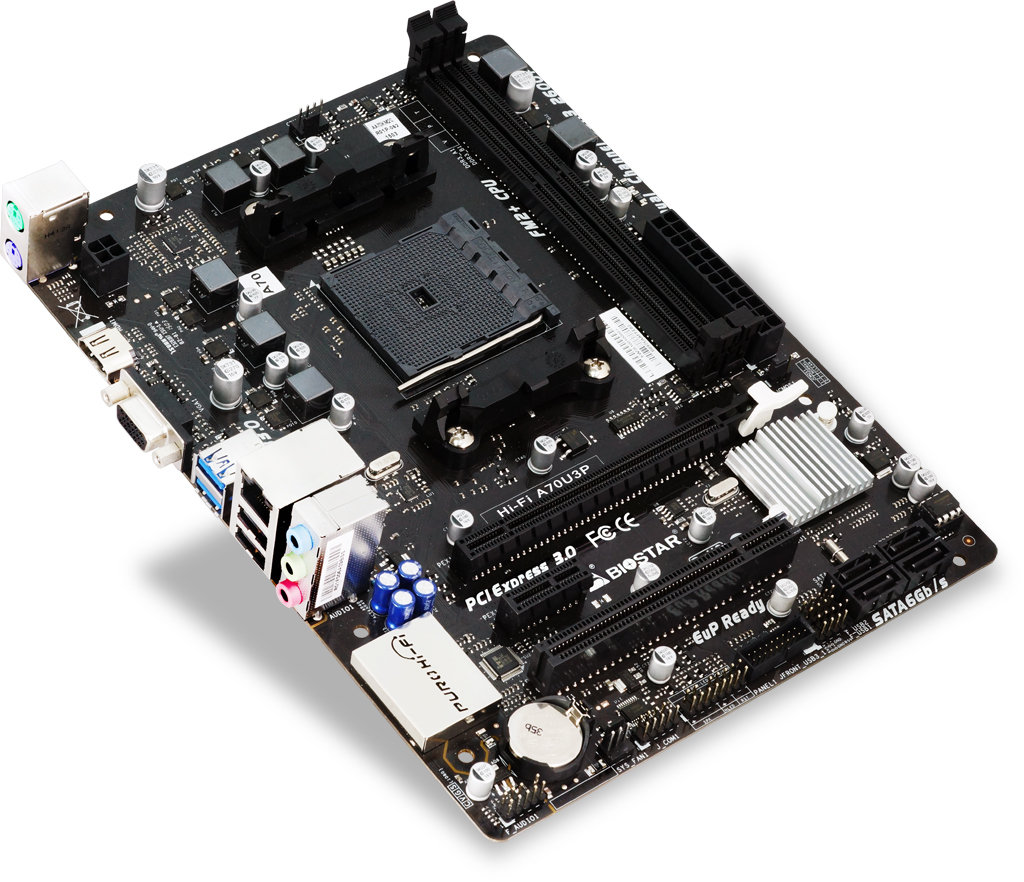 Hi-Fi A70U3P AMD Socket FM2+ gaming motherboard