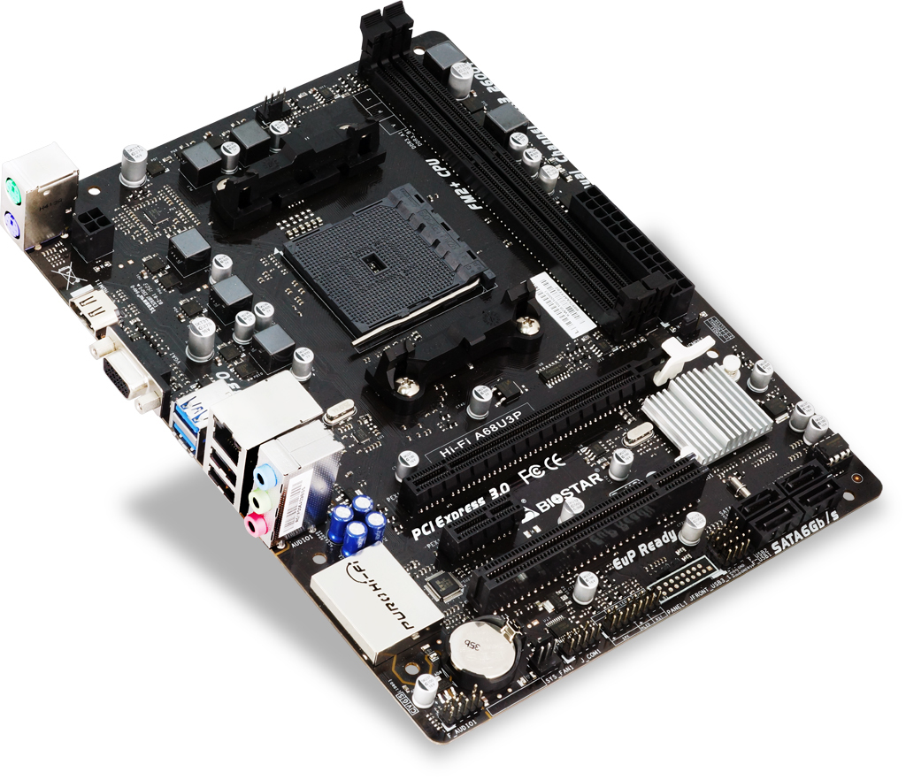 Hi-Fi A68U3P AMD Socket FM2+ gaming motherboard