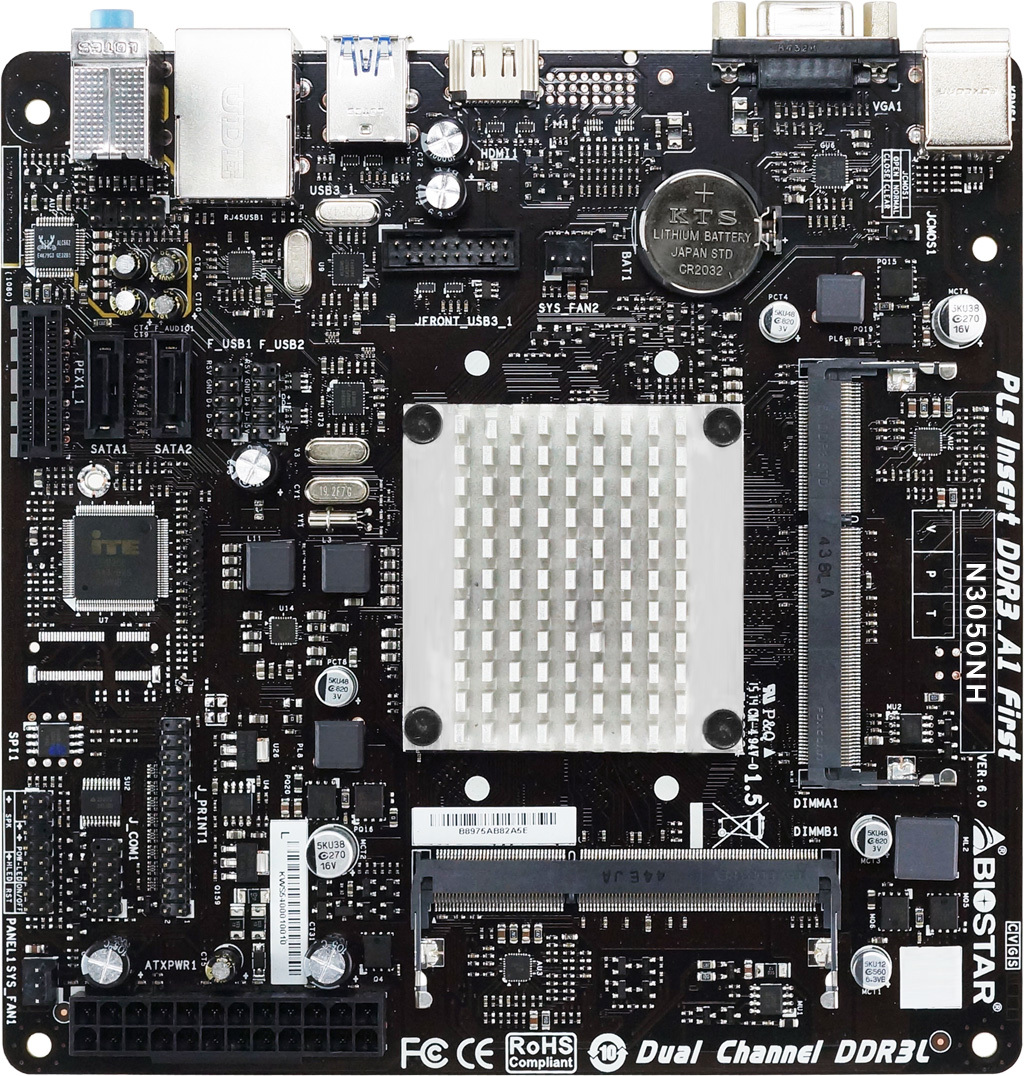 N3050NH INTEL CPU onboard gaming motherboard