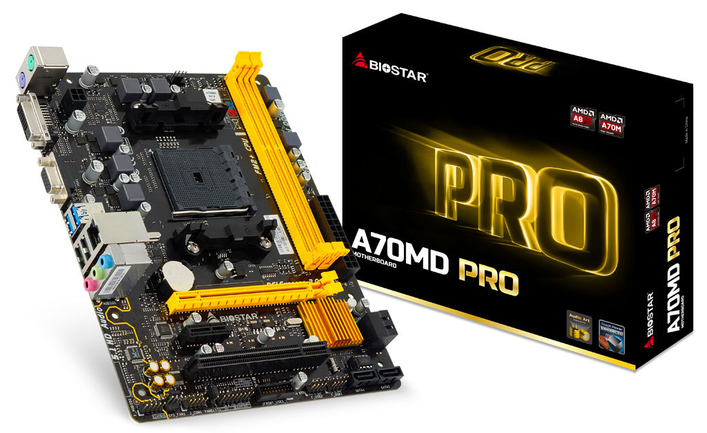 A70MD PRO AMD Socket FM2+ gaming motherboard