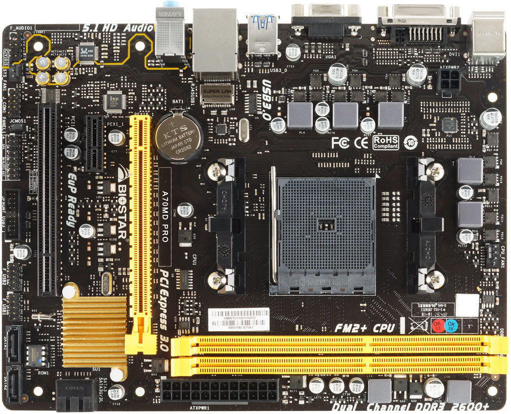 A70MD PRO AMD Socket FM2+ gaming motherboard
