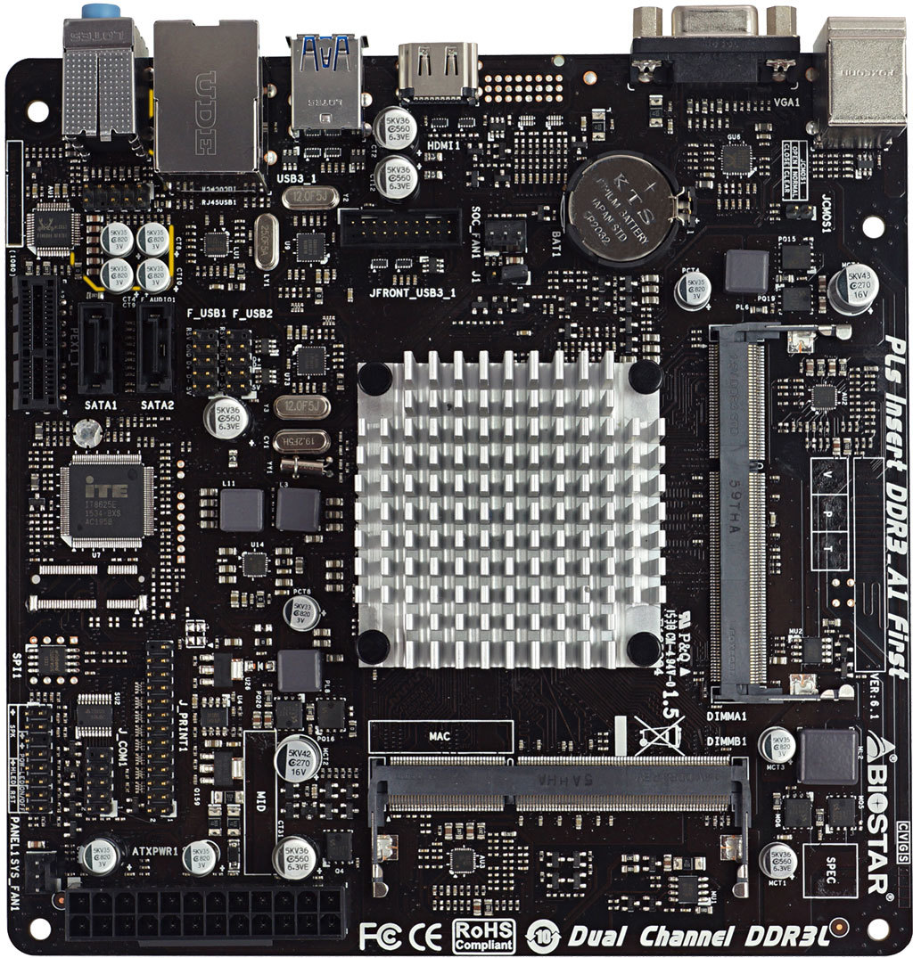 J3160NH INTEL CPU onboard gaming motherboard