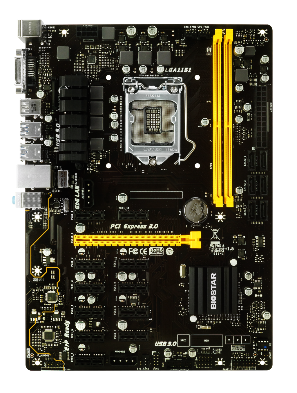 TB250-BTC PRO INTEL Socket 1151 gaming motherboard