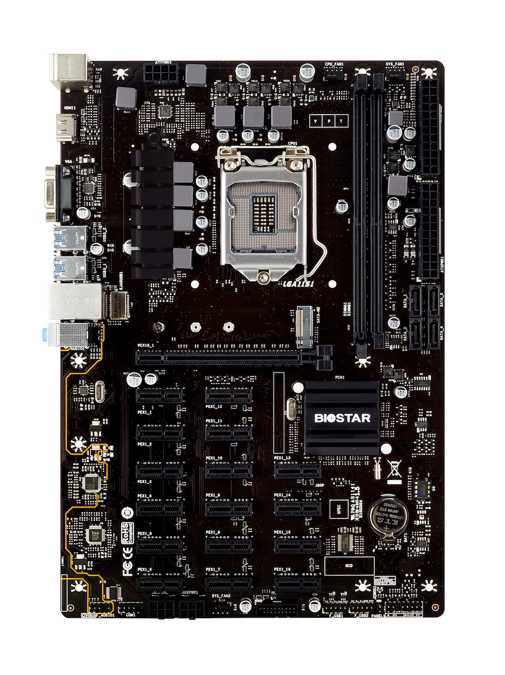 TB360-BTC Expert INTEL Socket 1151 gaming motherboard