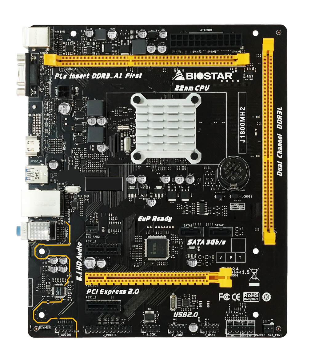 J1800MH2 INTEL CPU onboard gaming motherboard