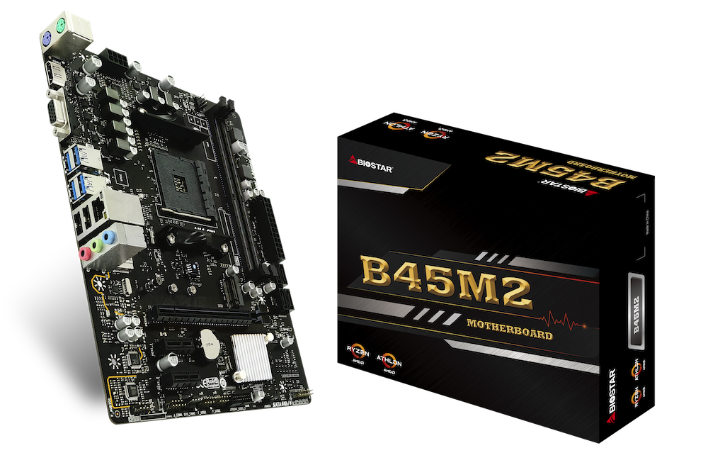 B45M2 AMD Socket AM4 gaming motherboard