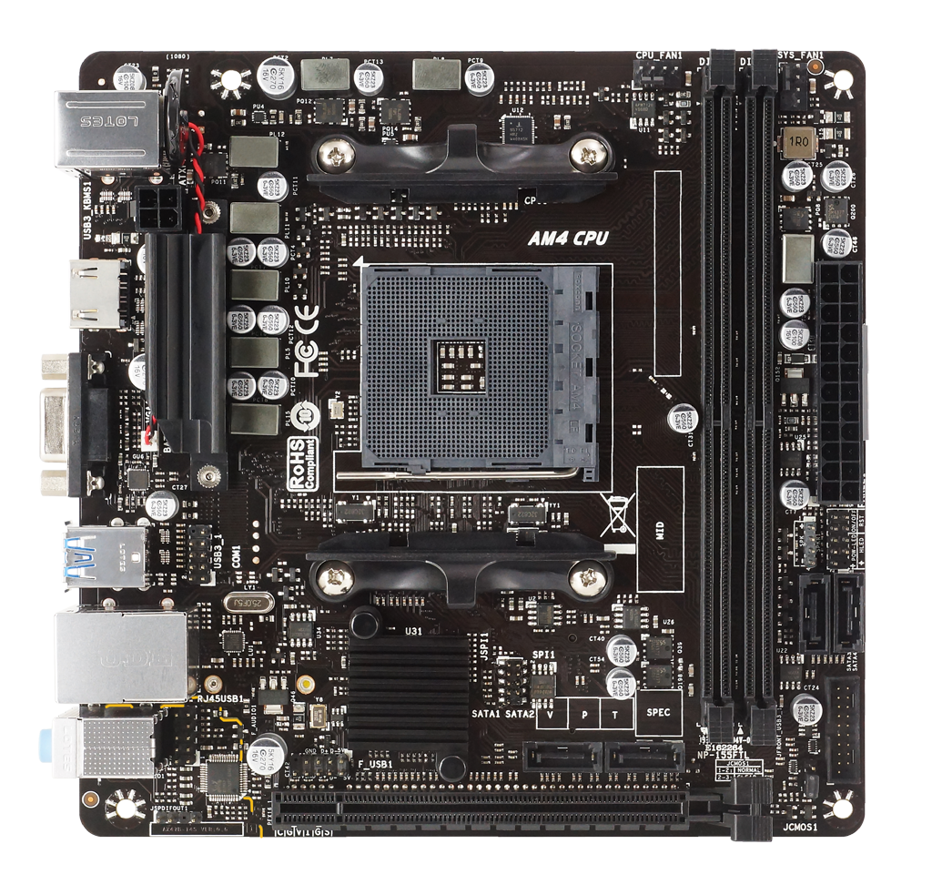 X470NH AMD Socket AM4 gaming motherboard