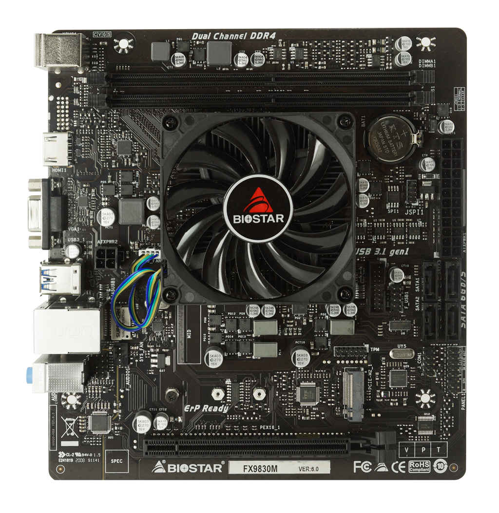 FX9830M AMD CPU onboard gaming motherboard