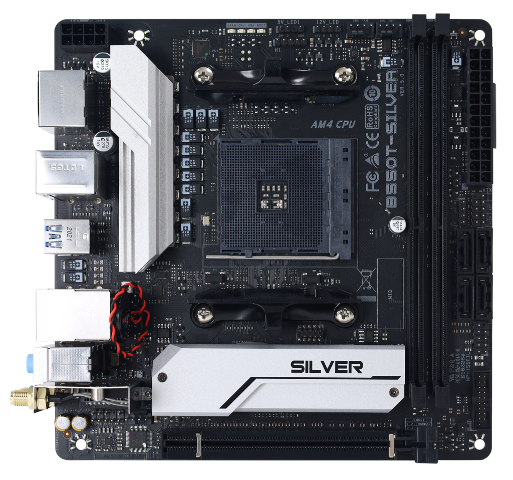 B550T-SILVER AMD Socket AM4 gaming motherboard