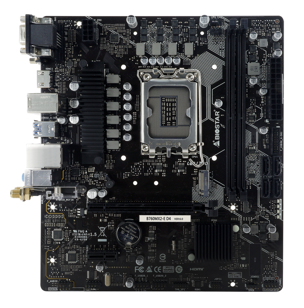 B760MX2-E D4 INTEL Socket 1700 gaming motherboard