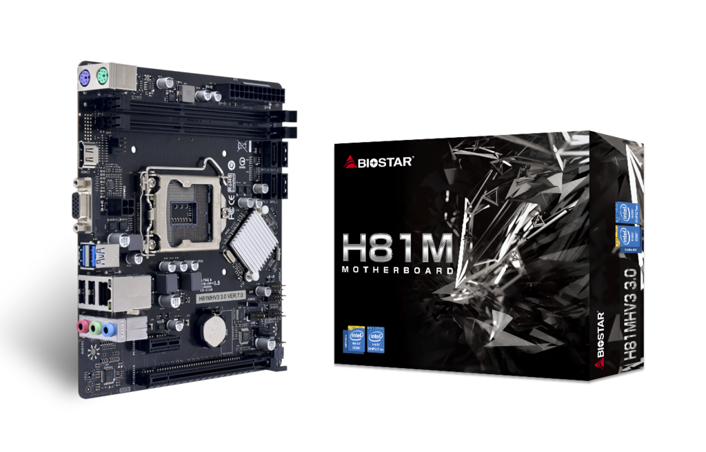 H81MHV3 3.0 INTEL Socket 1150 gaming motherboard