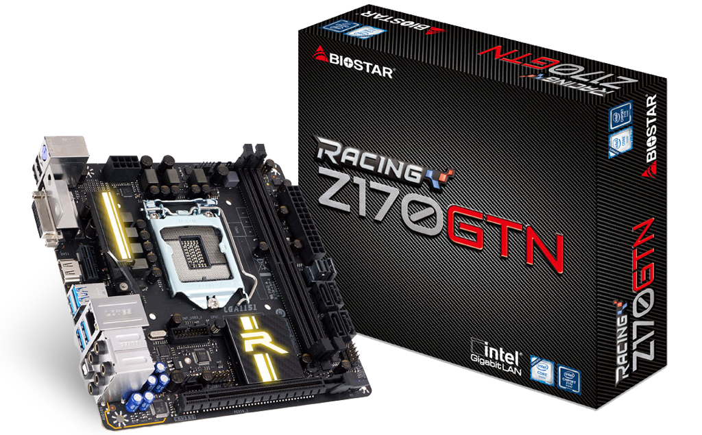 Z170GTN INTEL Socket 1151 gaming motherboard